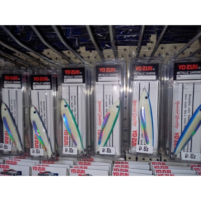 Yo-zuri Metallic Sardine Jig 80 gram Yo-zuri Metallic Sardine Jig 80 gram
